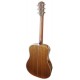 Mahogany back and sides of the electroacoustic guitar Fender modelo Paramount PD 220E Dreadnought Natural