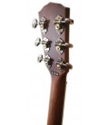 Carrilhão da guitarra eletroacústica Fender modelo Paramount PD 220E Dreadnought Natural