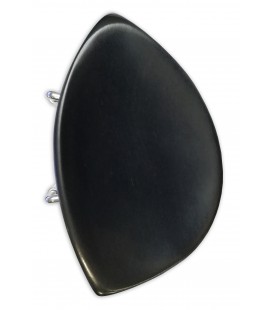 Chin Rest Artcarmo model A0141 Kaufmann in ebony for 3/4 or 4/4 sized violin