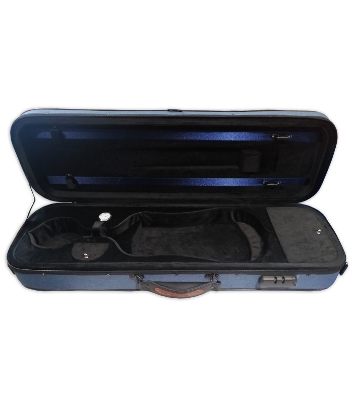 Interior moldado del estuche Rapsody modelo City azul