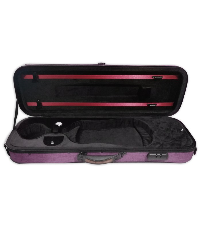 Interior moldado do estojo Rapsody modelo City violeta