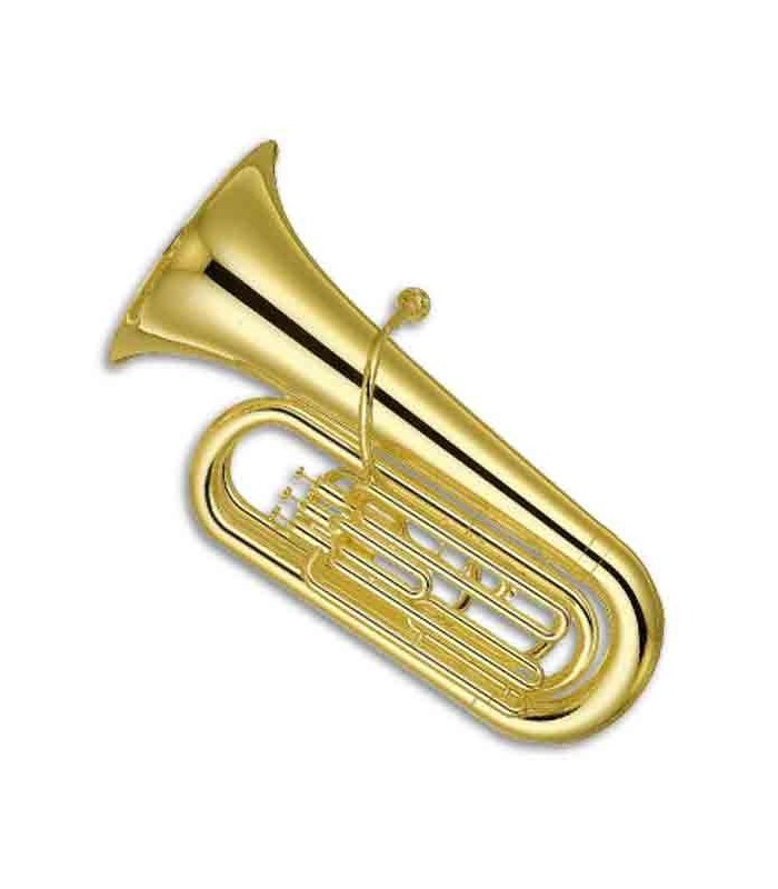 Tuba Yamaha YBB 105 Standard Dourada SIb 3 Pistons com Estojo