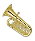 Tuba Yamaha YBB 105 Standard Dourada SIb 3 Pistons com Estojo