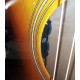 Detalle de la guitarra electroacústica Guild modelo F 250CE Jumbo Cutaway Antique Burst