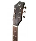 Cabeza de la guitarra electroacústica Guild modelo F 250CE Jumbo Cutaway Antique Burst