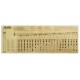 Flyer with the fingerings of the recorder Aulos Garklein 501-S