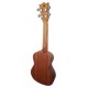Mahogany back and sides of the concert ukulele Flight model AUC-33 Stardust