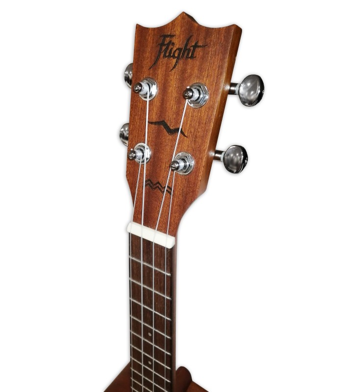 Head of the concert ukulele Flight model AUC-33 Stardust