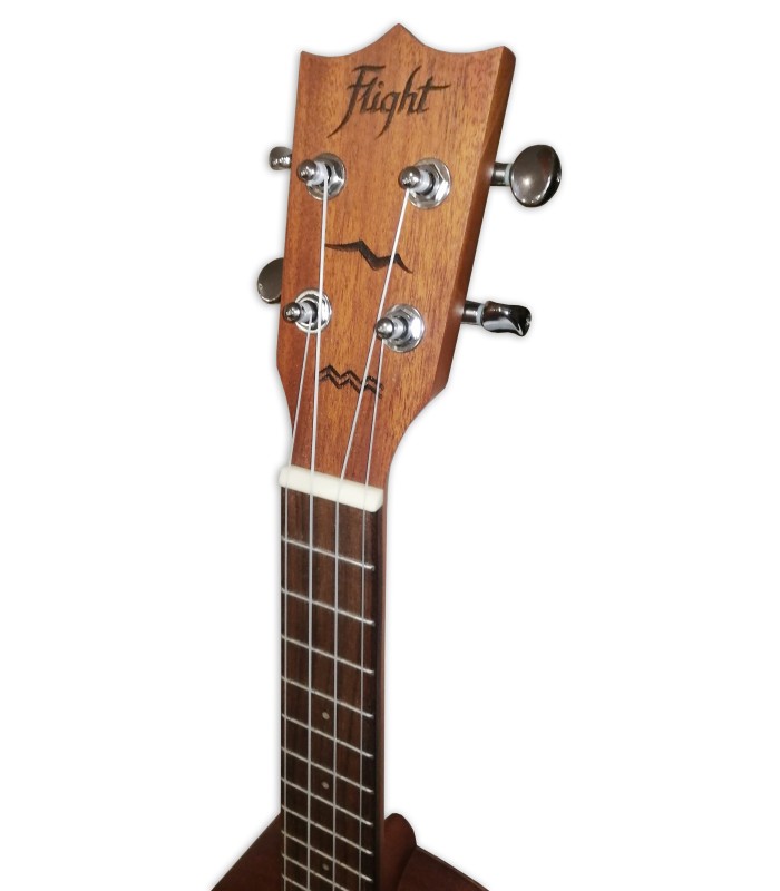 Head of the concert ukulele Flight model AUC-33 Orchid