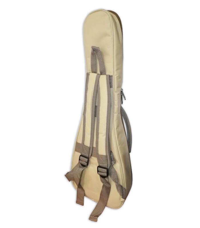 Back of the concert ukulele Flight model AUC-33 Orchid's bag