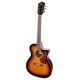 Electroacoustic guitar Guild model OM 260CE de Luxe Orchestra Cutaway with Antique Burst finish