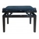 Banco para piano Discacciati modelo 105R 41 09V rectangular con mecanismo de de elevación
