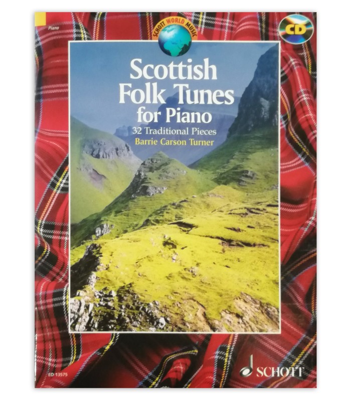 Capa do livro Scottish Folk Tunes for Piano