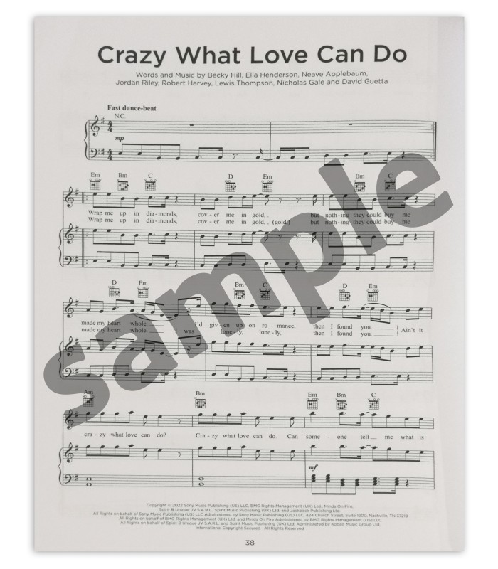 Muestra del libro Top Hits of 2019 HL