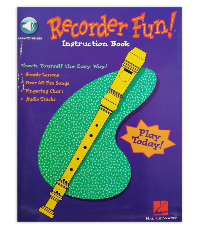 Capa do livro Recorder Fun Instruction Book