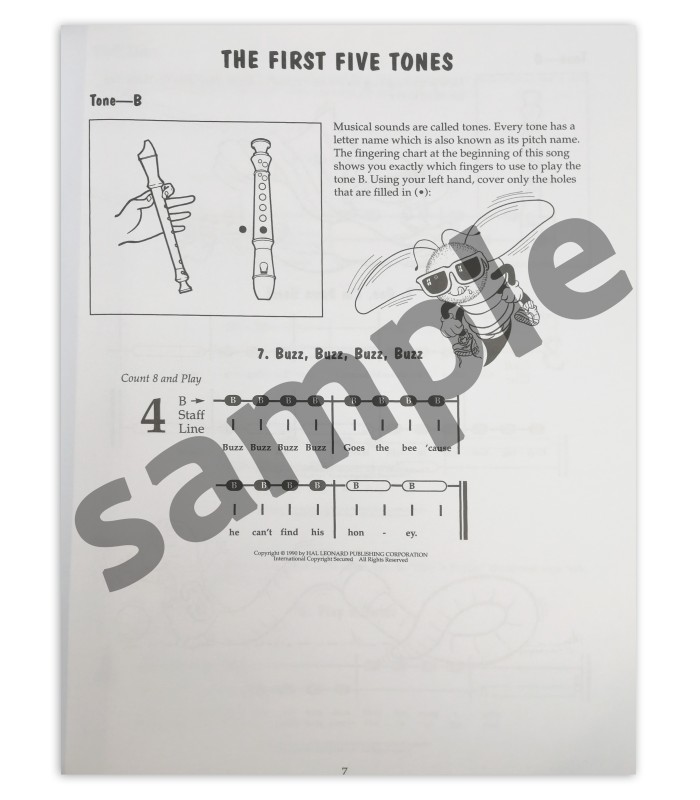 Amostra do livro Recorder Fun Instruction Book