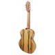 Fundo e ilhargas em ébano branco da guitarra clássica Alhambra modelo 6