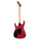 Back of the electric guitar Jackson model JS24 DKAM Dinky in red