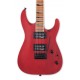 Corpo e captadores da guitarra elétrica Jackson modelo JS24 DKAM Dinky vermelha