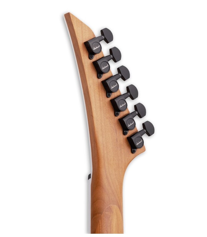 Clavijero de la guitarra eléctrica Jackson modelo JS24 DKAM Dinky roja