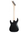Costas da guitarra elétrica Jackson modelo JS32Q DKAM Dinky preta