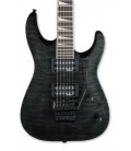 Corpo e captadores da guitarra elétrica Jackson modelo JS32Q DKAM Dinky preta