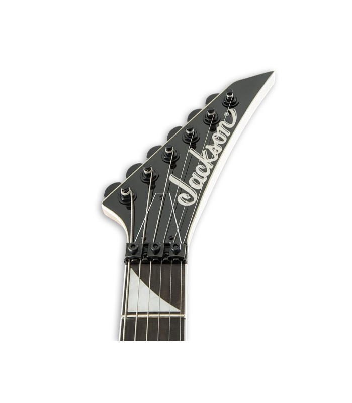 Cabeça da guitarra elétrica Jackson modelo JS32Q DKAM Dinky preta