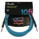Cable Fender modelo Professional Glow in Dark Blue 3 metros para guitarra