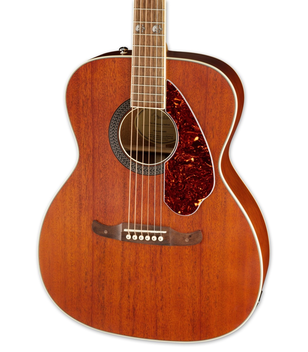 Fender Tim Armstrong Hellcat All Mahogany, Acoustic guitar