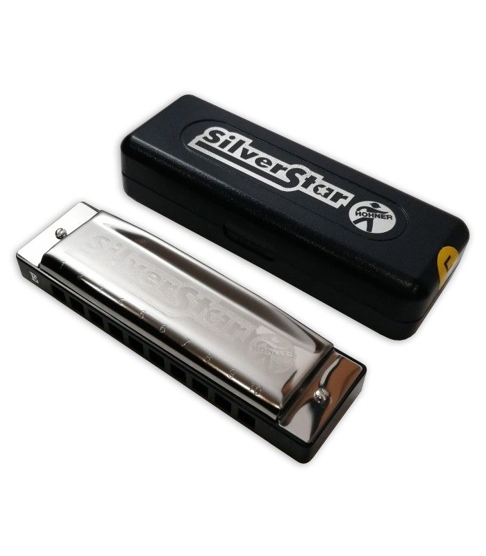 Armonica Hohner modelo Silver Star en Mi 504 20 E con estuche