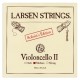 Individual string Larsen model Soloist 2nd D Medium for 4/4 sized cello