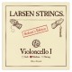 Corda individual Larsen modelo Soloist 1ª Lá Média para violoncelo de tamanho 4/4