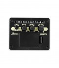 Detalle del preamp de la guitarra electroacústica Ibanez modelo Talman TCM50 GBO