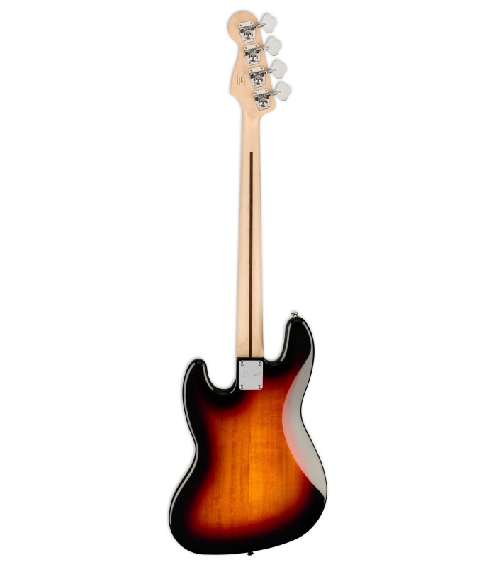 Espalda de la guitarra bajo Fender Squier modelo Affinity Jazz Bass MN 3TS