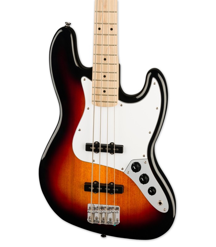 Cuerpo y pastillas del bajo Fender Squier modelo Affinity Jazz Bass MN 3TS