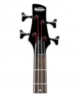 Head of the bass guitar Ibanez model GSR200B WNF