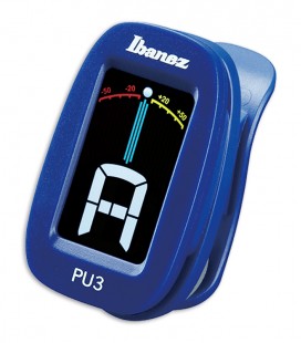 Afinador Cromático Ibanez PU3 BL Clip Tuner