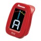 Afinador cromático Ibanez modelo PU3 RD Clip Tuner en color rojo