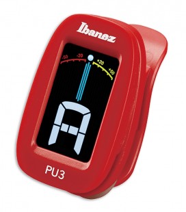 Chromatic Tuner Ibanez PU3 RD Clip Tuner