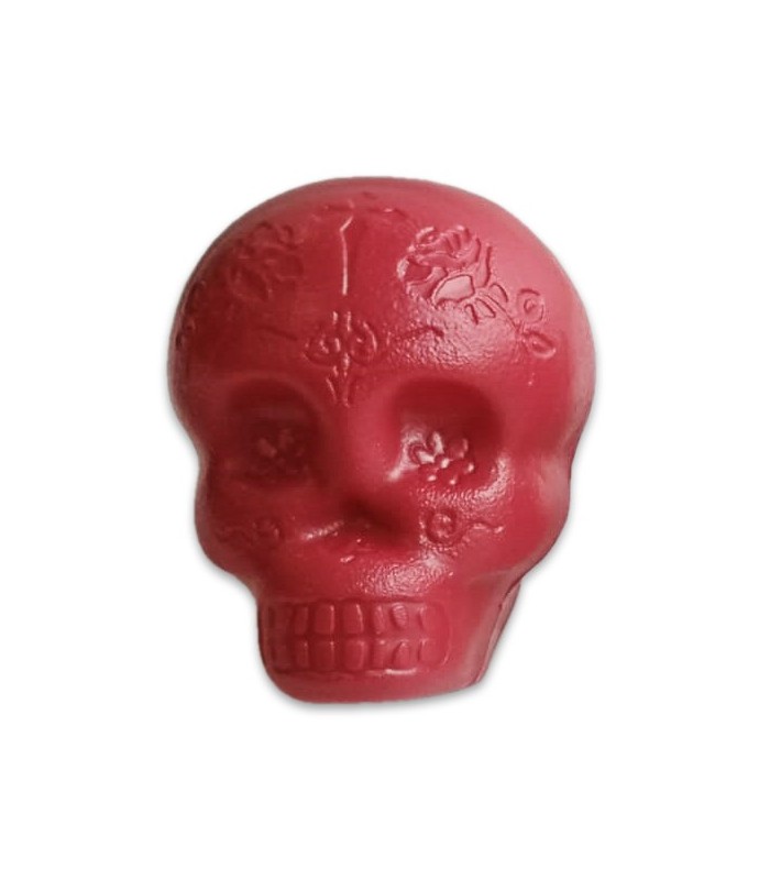 Shaker LP modelo LP006 Skull Shaker na cor vermelha