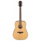 Folk guitar Ibanez model AW65LG Dreadnought with natural finish