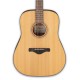 Solid cedar top of the folk guitar Ibanez model AW65LG Dreadnought