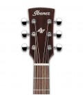 Head of the folk guitar Ibanez model AW65LG Dreadnought