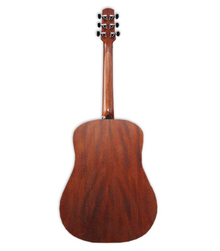 Fundo e ilhargas em okoume da guitarra eletroacústica Ibanez modelo AAD100E OPN