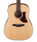 Tapa en abeto Sitka maciza de la guitarra electroacústica Ibanez modelo AAD100E OPN