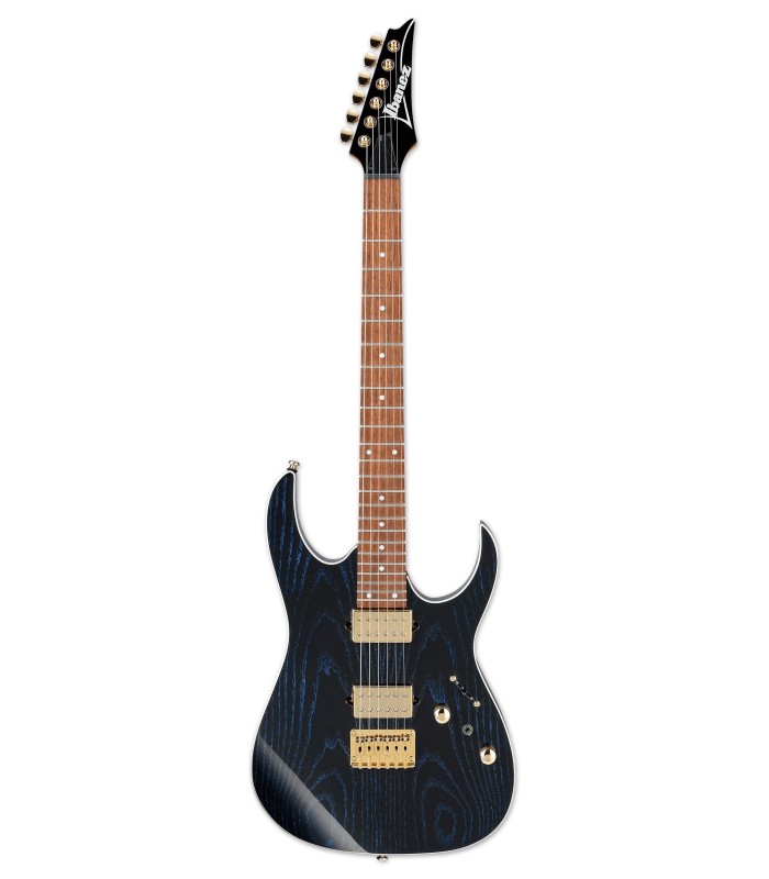 Guitarra eléctrica Ibanez modelo RG421HPAH BWB con acabado Blue Wave Black