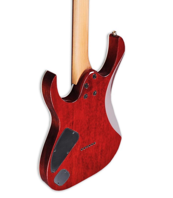 Nyatoh back of the electric guitar Ibanez model RG421HPAH BWB