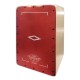 Cajon Pepote modelo Jaleo con tapa en acabado bordeaux
