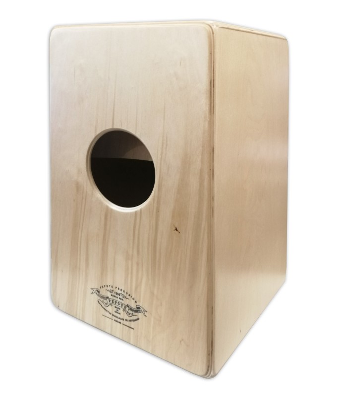 Espalda y lados en madera de abedul del cajon Pepote modelo Jaleo bordeaux