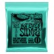 Cover of the string set Ernie Ball model 2626 Not Even Slinky Nickel Wound 012 a 056 gauge for electric guitar